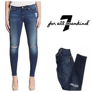 7 For All Mankind Jeans with ripped knees
